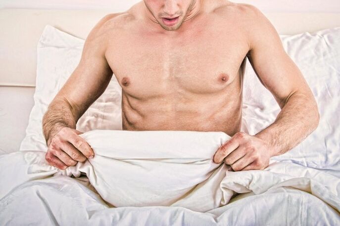 A man thinks about penis improvement