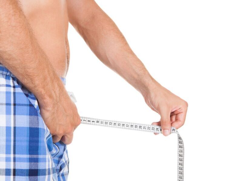 men measure their penis by one centimeter